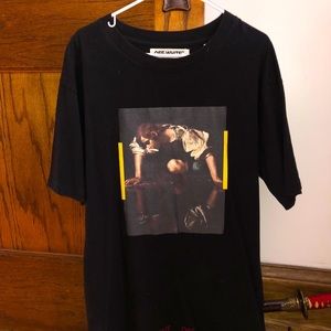Off-White “Narcissus” tee sz large, rare!